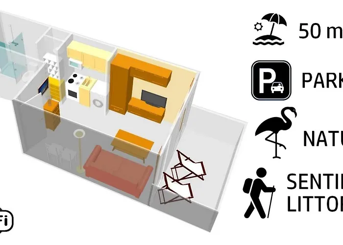 A 50 M De La Et Du Sentier Littoral * Hyères